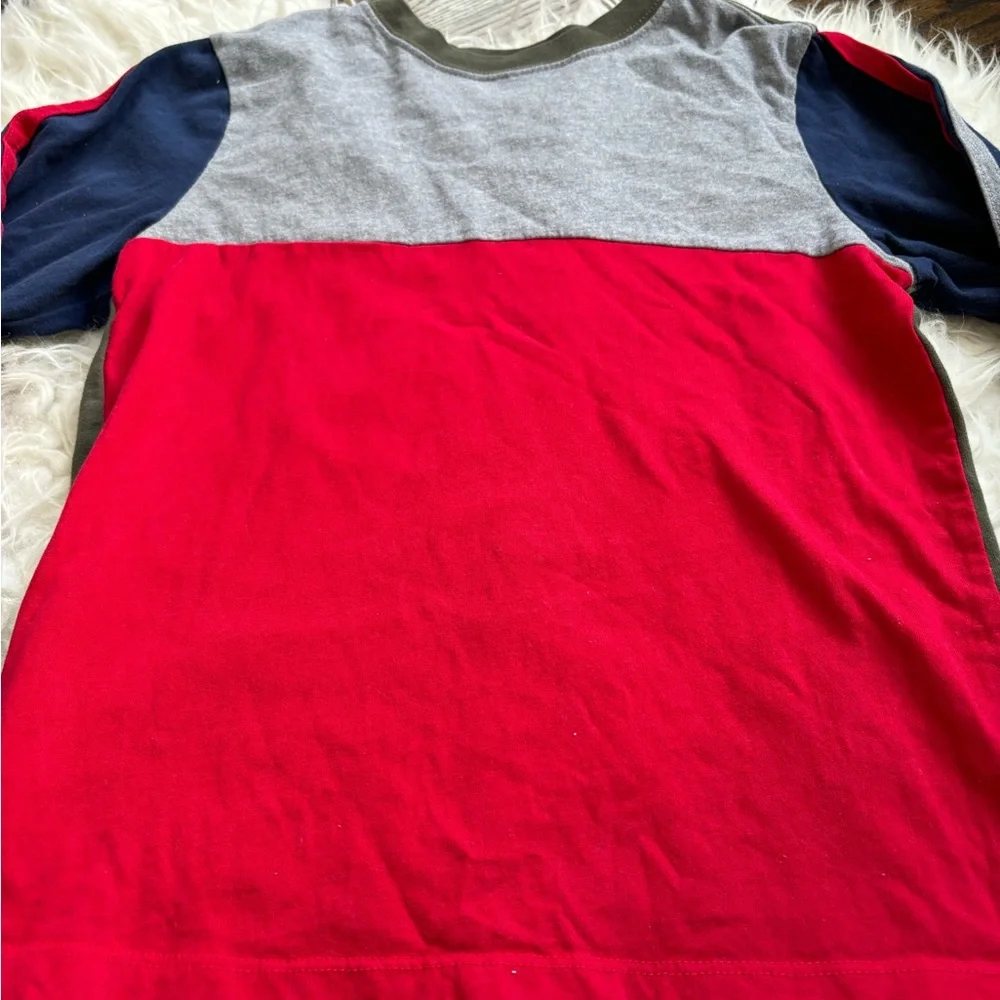 Hanna Andersson boys colorblock long sleeve tee size 6-7 - Picture 3 of 10